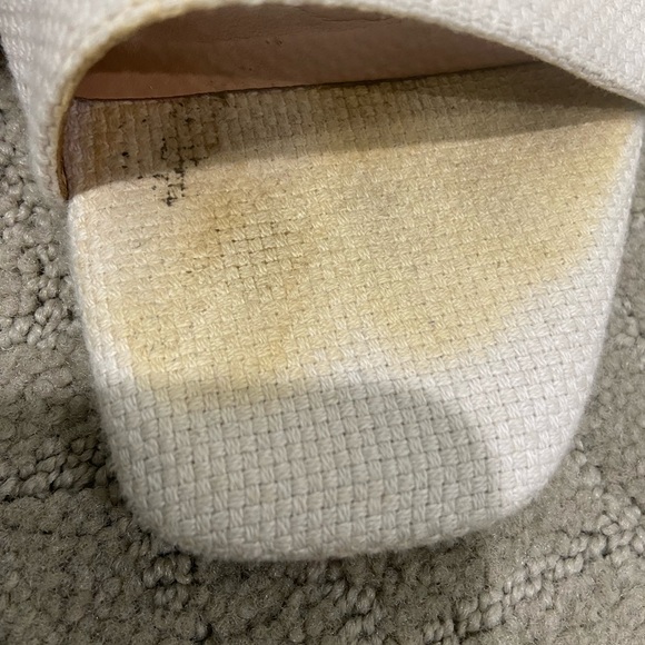 Halston Heritage cream slip on sandals size 8 - Picture 9 of 12